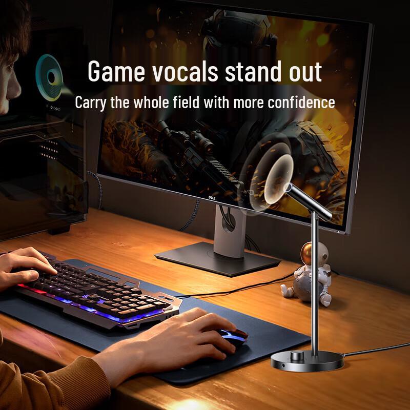 UGREEN USB Desktop Condenser Microphone with Smart Noise Reduction