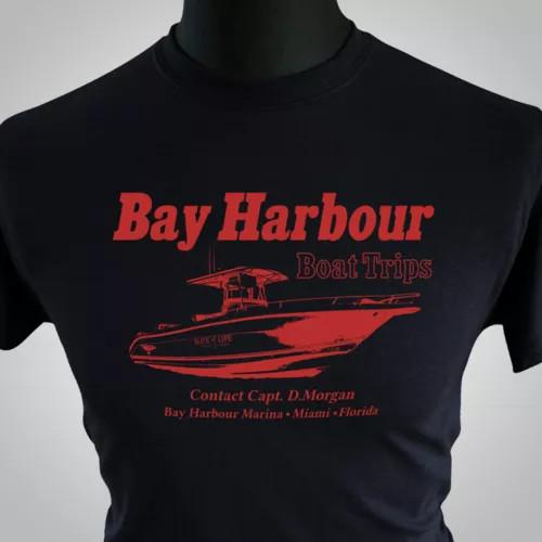 Футболка Bay Harbour Boat Trips Декстер Морган Сериал Slice of Life B1410_09... Футболка Unisex XXL