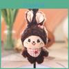 Portachiavi Peluche Monchhichi con Peluche Corto Ultra Morbido per Bambini e Adolescenti