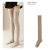 Thick Plush Pairs 2 Solid Lined Thigh High Stockings Warm Slim Fit Over The Knee Socks For Fall Winter Womens Stockings Hosiery