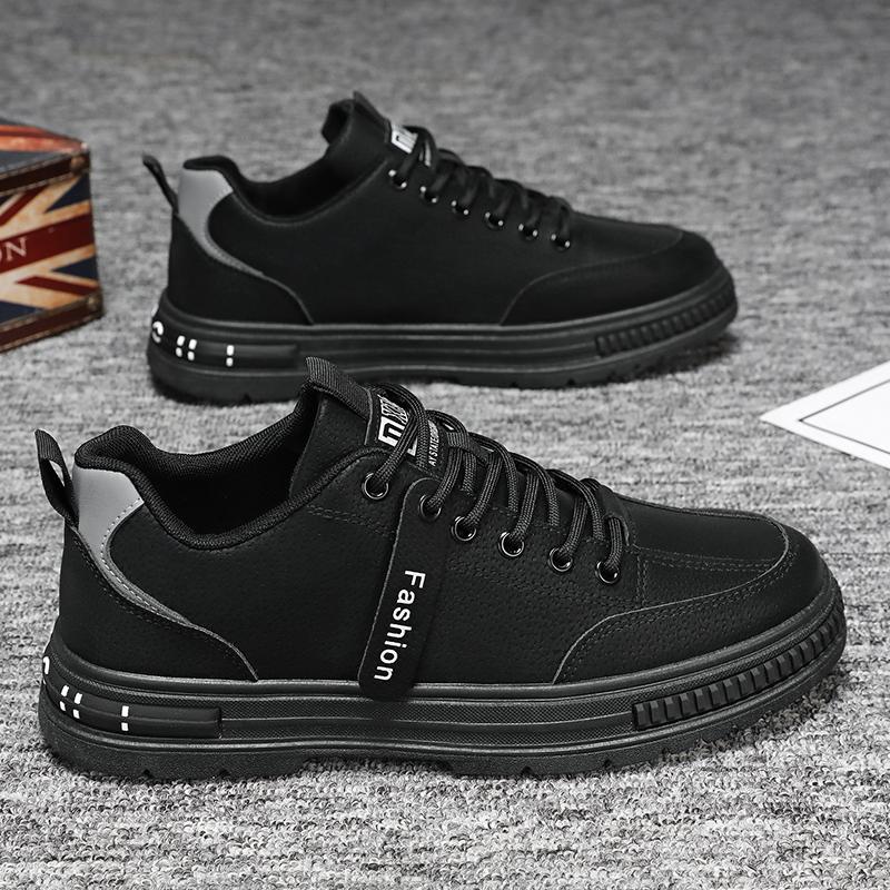 Men's Casual Shoes Four Seasons New Soft-sole Non-slip Outdoor Work Shoes Flat Shoes Fashion Comfort Youth Joker Walking Shoes