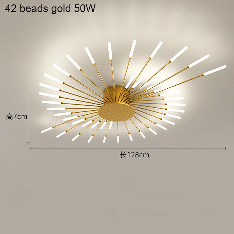 LED Firework Ceiling Lamp Creative Unique Design A.C. Powered 85-265V for Living Room Bedroom Hotel Hall