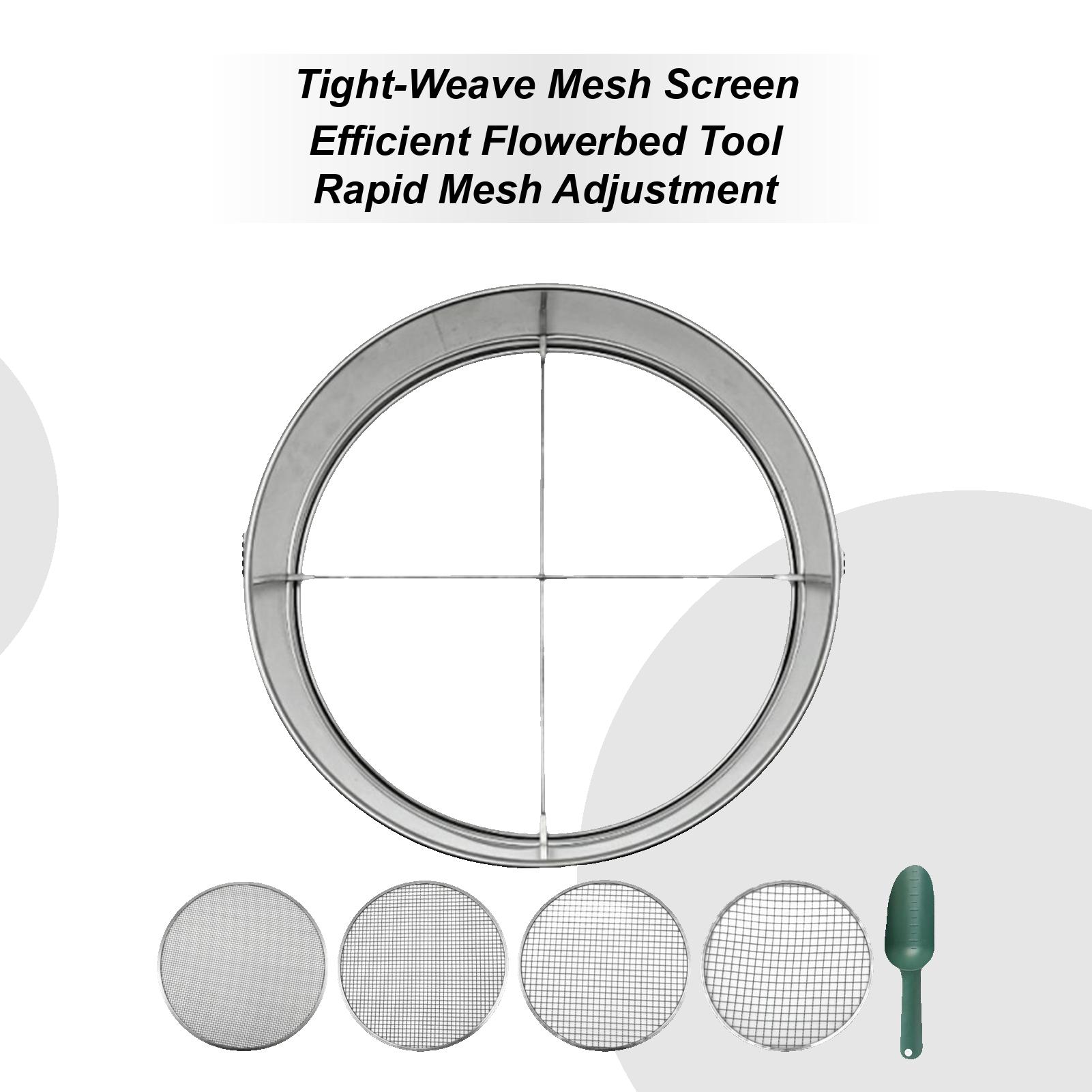 

Garden Soil Sifter Lightweight Garden Sieve Soil Sieve For Gravel Sawdust Vermicompost Grass Cat Litter Compost Debris China Mainland
