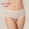 Maniform Women's Lightweight Cotton Mid-High Waist Briefs