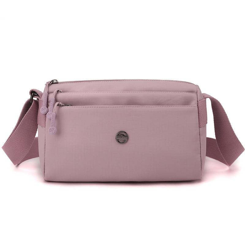 

Lightweight waterproof cloth bag New casual versatile multi-layer large-capacity shoulder messenger bag Fashion commuter bag