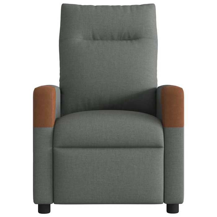 VidaXL Fauteuil inclinable Gris foncé Tissu, fauteuil, fauteuil inclinable TV, poussette, fauteuil inclinable pour personnes 4104810