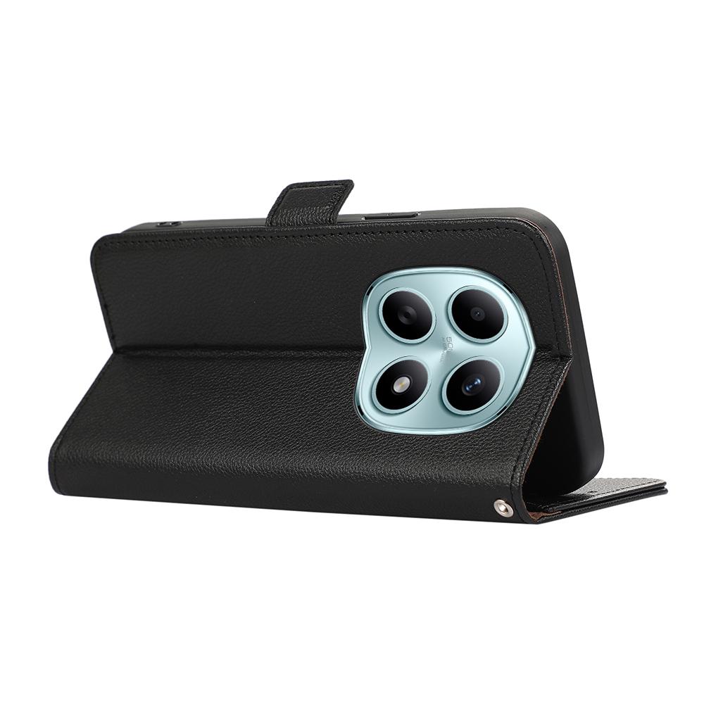 ABEEL For Xiaomi Poco M8 5G/Redmi Note 15 5G (Global) Case Litchi Texture Leather RFID Blocking Phone Cover