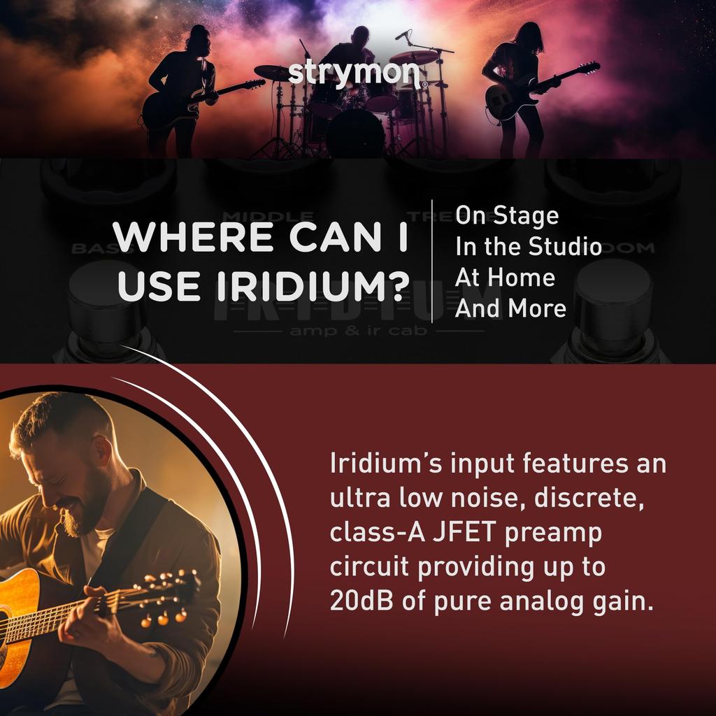 Strymon AMP IR CAB Emulator „IRIDIUM“ & []
