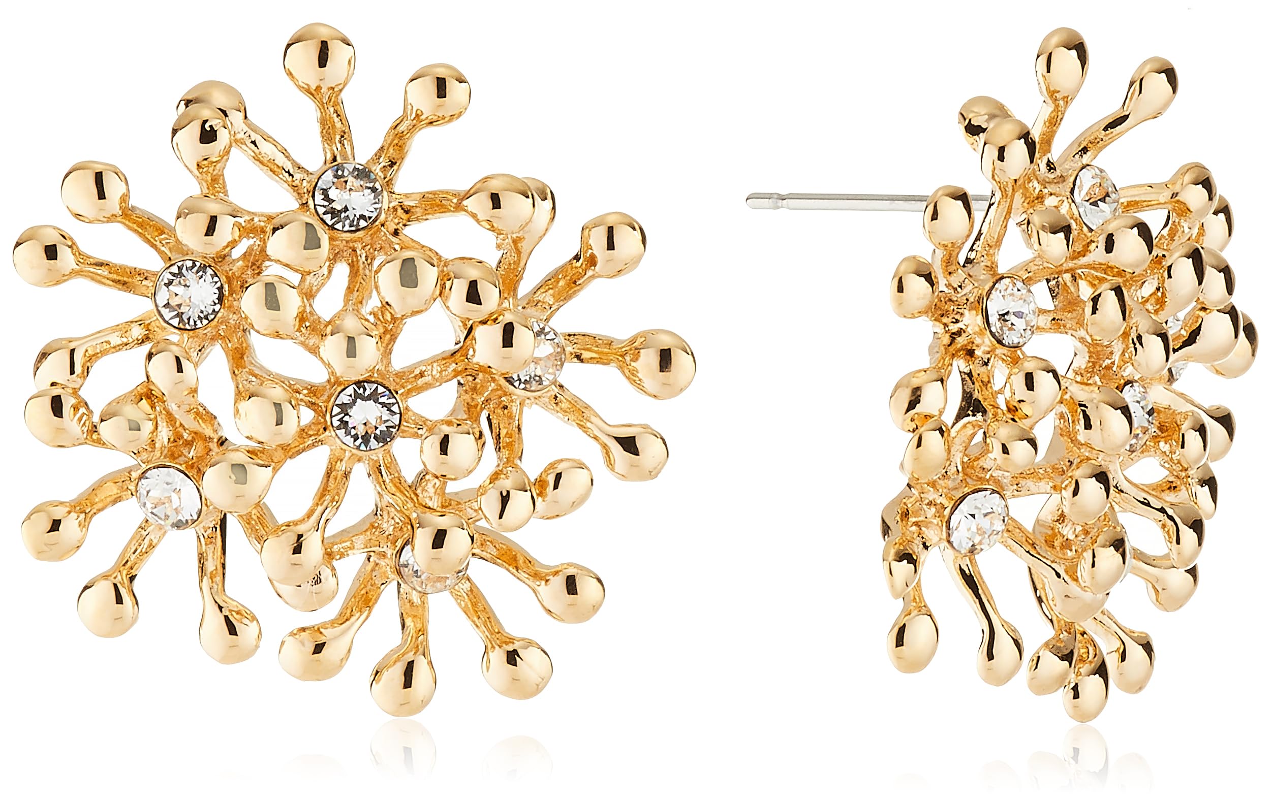 

Brillia round earrings gold GJ63815 золотий
