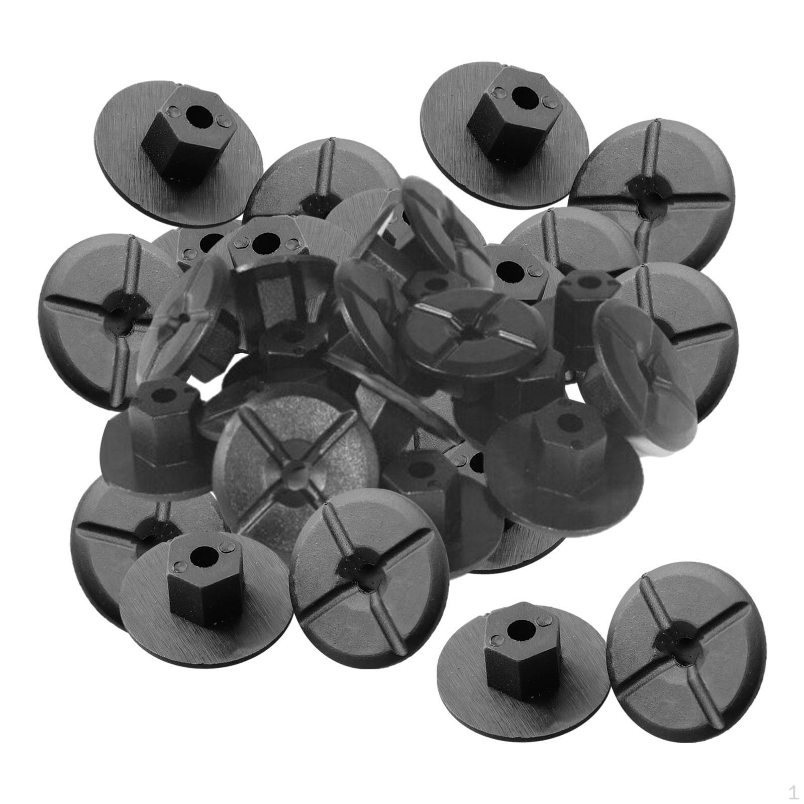 

50x Unthreaded Nuts 4mm Easy to Install Lightweight Replacement Wheel Arch A2019900050