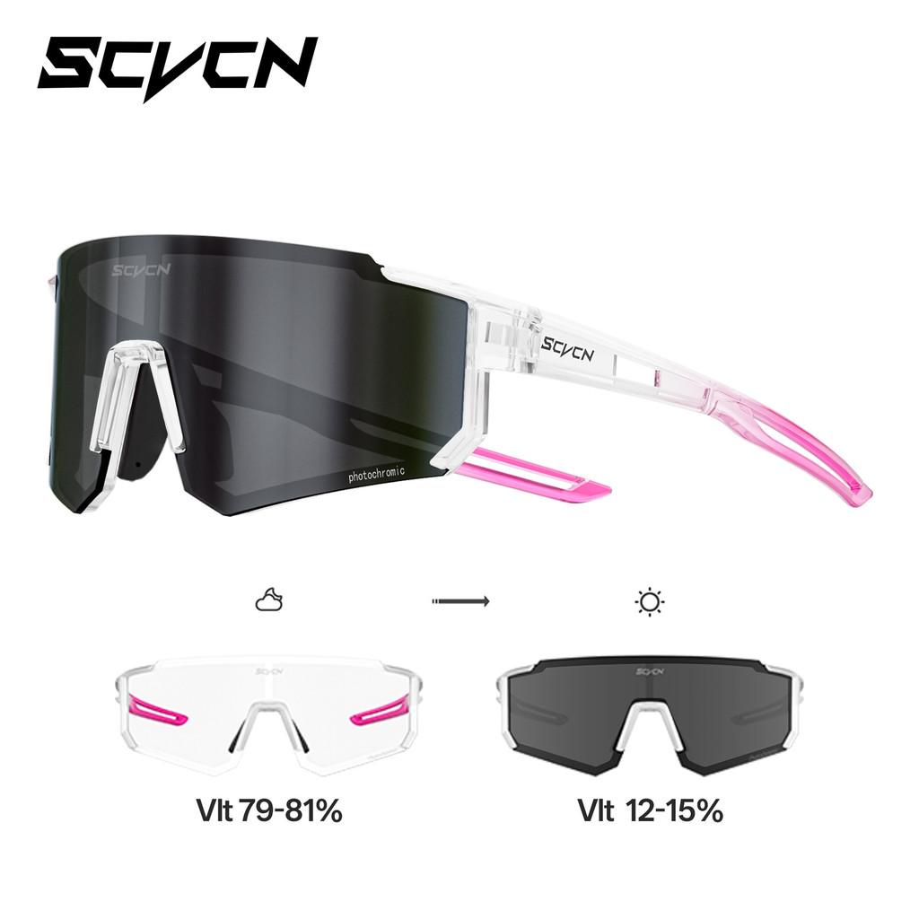 Scvcn Unisex Sports Sunglasses With Windproof Design And Trendy Fullframe Style