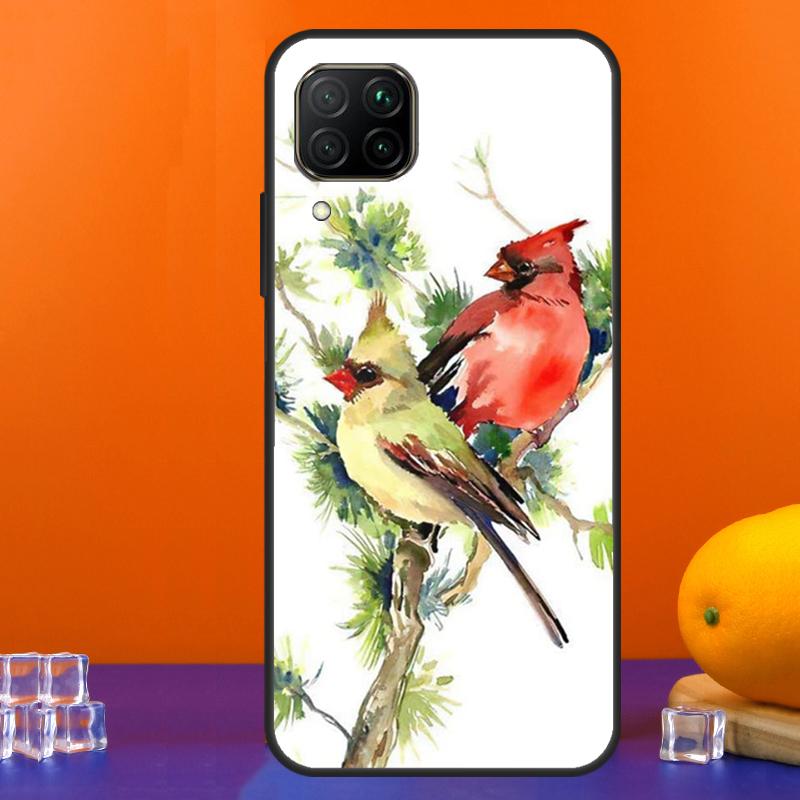

Cardinal Red Bird For Huawei Nova 12s 12i 11i 8i 9 10 SE Y91 Y90 Y60 Y70 Y72 Y61 P20 P40 Lite P30 P60 Pro Case Huawei Nova 10