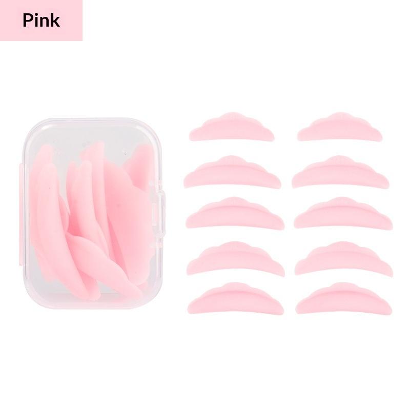 5 Pairs Eyelash Lifting Kit Silicone Lamination Pad Reusable Eyelash Perm Rods 3D Eyelash Curler Accessories Tools
