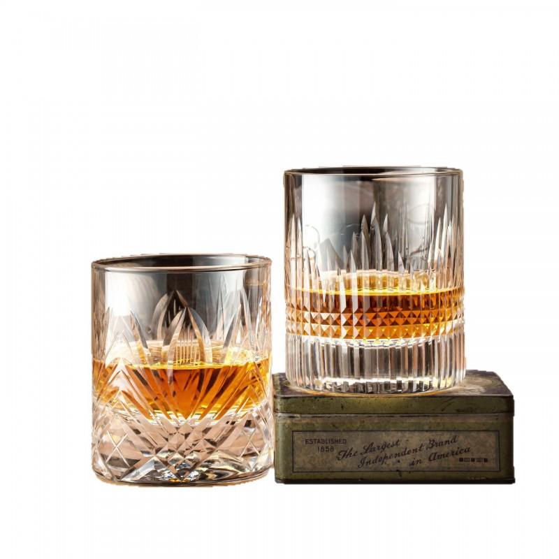 Japanese Edo Kiriko Crystal Whiskey Glass Hand-Cut Faceted Tumbler 200-300ml Luxury Gift Boxed Barware