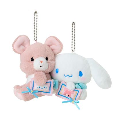 Sanrio Yoshitoku Collezione Peluche Retro Portachiavi Mascotte Set Cinnamoroll 899844