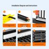 SAMZHE 50-Port Modular Voice Patch Panel