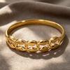 European and American Bracelets, Light Luxury, Fashionable Open Bracelets, Pig Nose Shape Openwork Bracelets