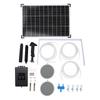 Solar Powered Pond Aerator Pump 30W Powerful Oxygenator for Fish Box Aquarium Hydroponics