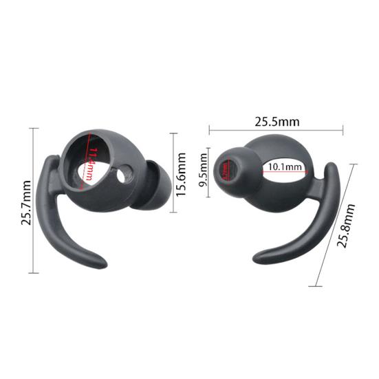 1 Pair Silicone Replacement In-Ear Eartips Cover Case for AirPods 1 2 for Ear-Pods