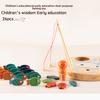 Wooden Fishing Puzzle For Children With Multicolor Design For Developmental Fun