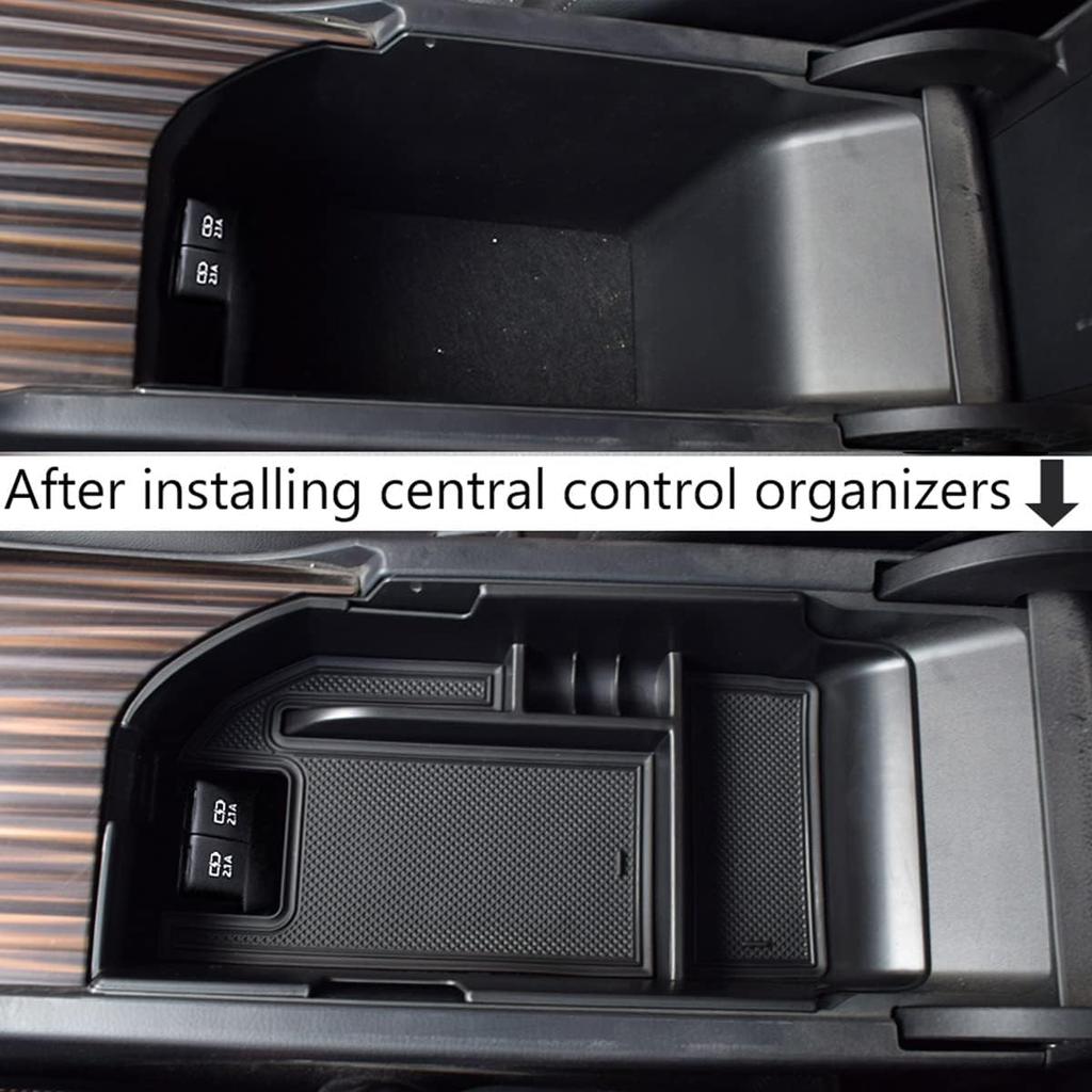 TACORBO Center Console Organizer Compatible with Camry XLE XSE 2018- 2024 and Camry LE SE 2024 Ert Tray Accessories, Armrest Secondary Storage