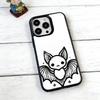 Sweet Bat Phone Case For iPhone17,16,15,14,13,12,11 Plus,Pro Magnetic with Magsafe Wireless Charging