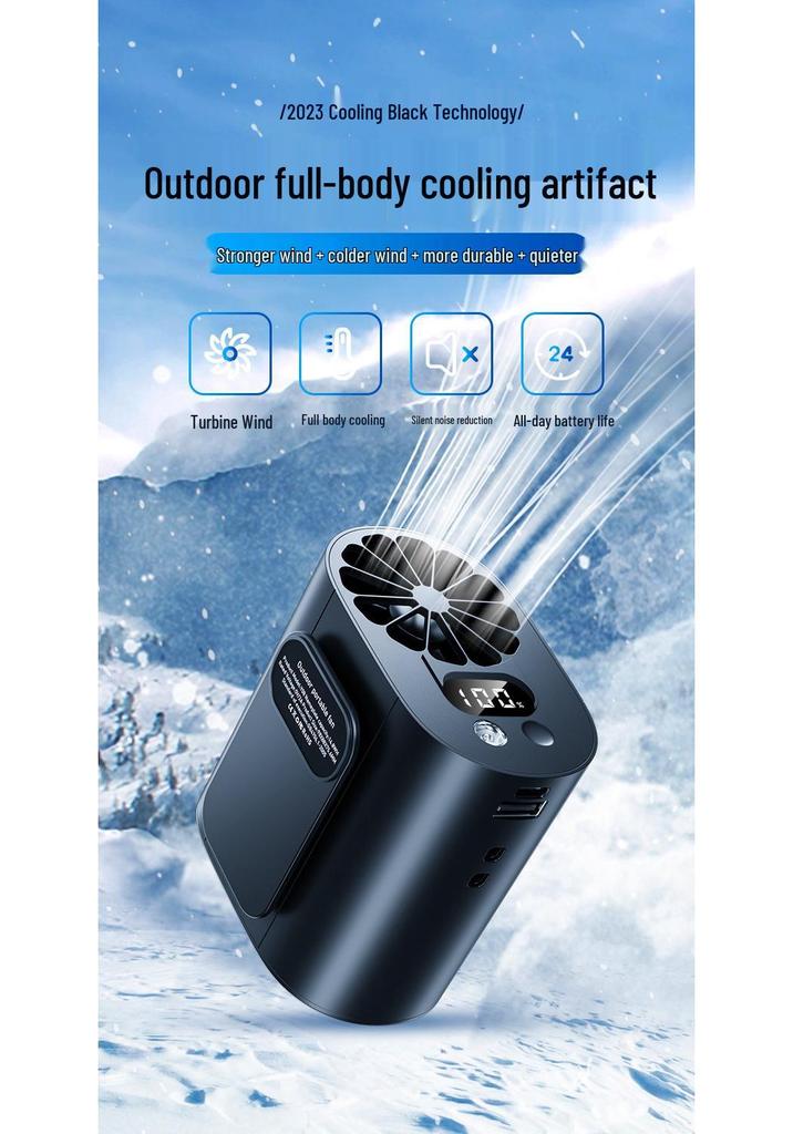 Portable Super Powerful Mini Cooling Waist Fan for Construction Sites