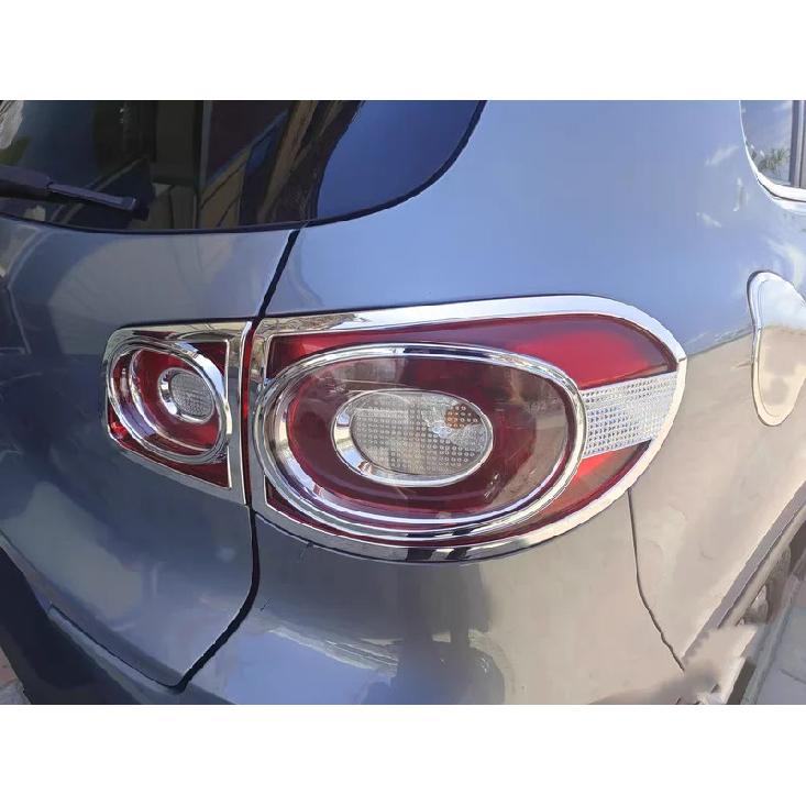 For Volkswagen VW Tiguan 2010 2011 2012 2013 2014 2015 2016 Rear Light Cover Tail Taillight Frame Trim Sticker Car Accessories