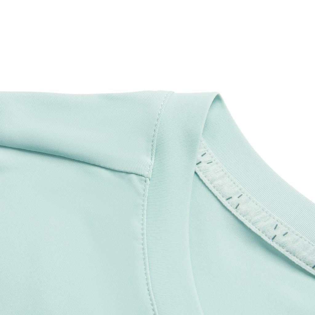 Li-Ning Comfortable Versatile Quick-Dry Short Sleeve T-Shirt Men Tops Feather-Green ATSU065-4