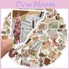 52-piece Retro Art Abstract Graffiti Sticker Set Waterproof Stickers For Water Bottles Luggage And Notebooks Colorful Cartoon Vintage Designs Gt136