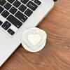 Women'S Magnetic Suction Is Suitable For Magsafe Watching Dramas, Desktop Mobile Phone Airbag Holder, Rhinestone, Heart-Shaped Mirror Sticker