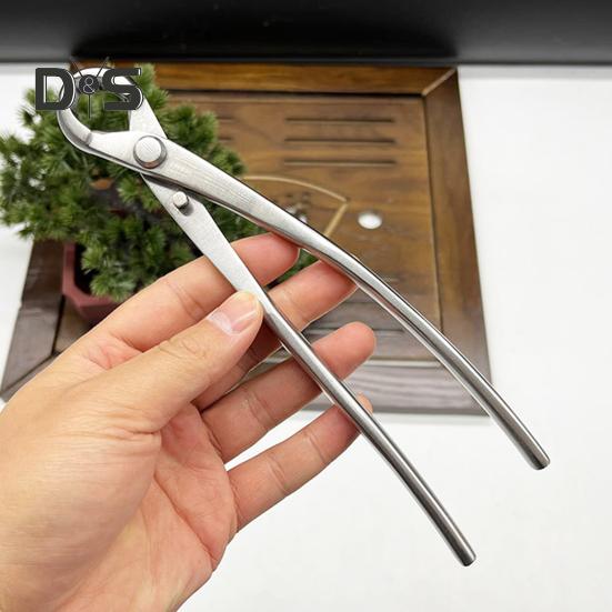 Bonsai Pruning Shears Stainless Steel Trunk Splitter Root Cutter Spherical End Shears Ergonomic Garden Pruner for Trimming Bonsai Tree