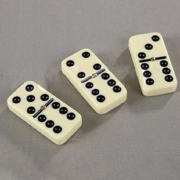 28 Stück Dominosteine Set Reisespiel Block mit Aufbewahrungsbox Kinderspielzeug