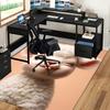 1pc Anime Alpaca Chair Mat - Cute Alpaca Design Office Rug for Desk, Anti-Slip Carpet for Home Decor, Suitable for All Seasons and Perfect as a Gift.C