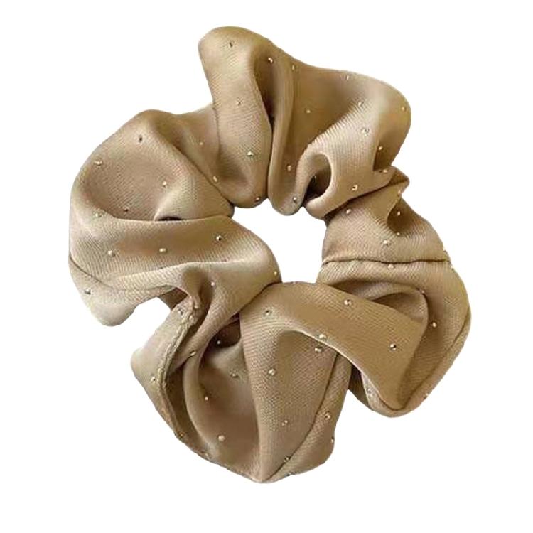 Decorative Rhinestones Hair Ties Stretchy Fabric Scrunchies Hairpiece for Everyday Wear Parties and Social Gatherings