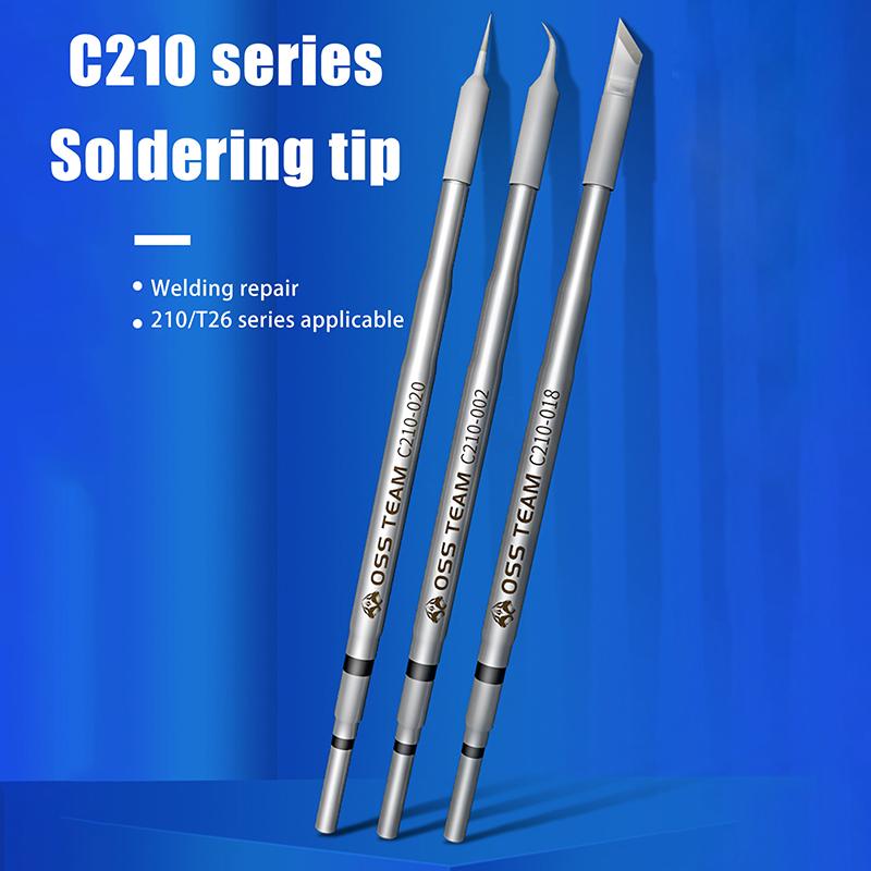 C210 Lötkolbenspitze Schnellkern für Jbc T210 T26D Schweißtischgriff Kompatible T80 Hs 02 Lötkolbenspitzen