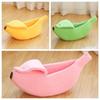 Portable Pet Sleeping Basket Durable Cozy Cat Mat Soft Banana Shape Cat Bed  For Kitten Puppy