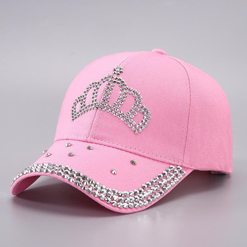 YIRAN Dayang hat Nieuwe Zomer Mode Casual Hete Diamanten Kroon Pet voor Mannen en Vrouwen Buiten Sport Zonneklep Pet Adjustable