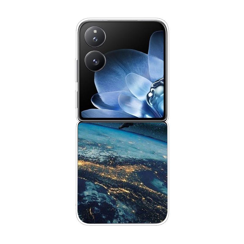 Hard PC Cover For Xiaomi Mix Flip ShockProof Phone Case For Mi Mix Flip 5G Ultra-Thin Back Clear MixFlip Shell Cover Coque Funda