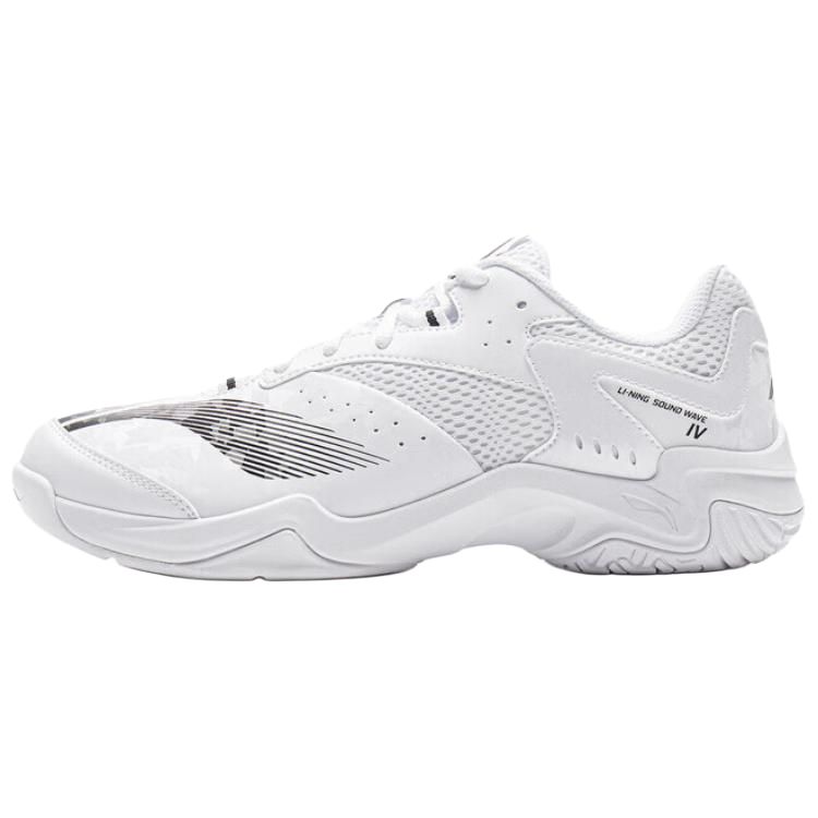 

Li Ning Sound Wave IV Удобные Модные Прочные Дышащие Низкие Бадминтонные Кроссовки Унисекс Белые AYTV015-4 40⅓
