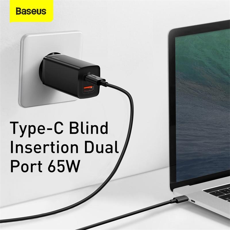 

Быстрое зарядное устройство Baseus GaN2 LiteC+U 65 Вт