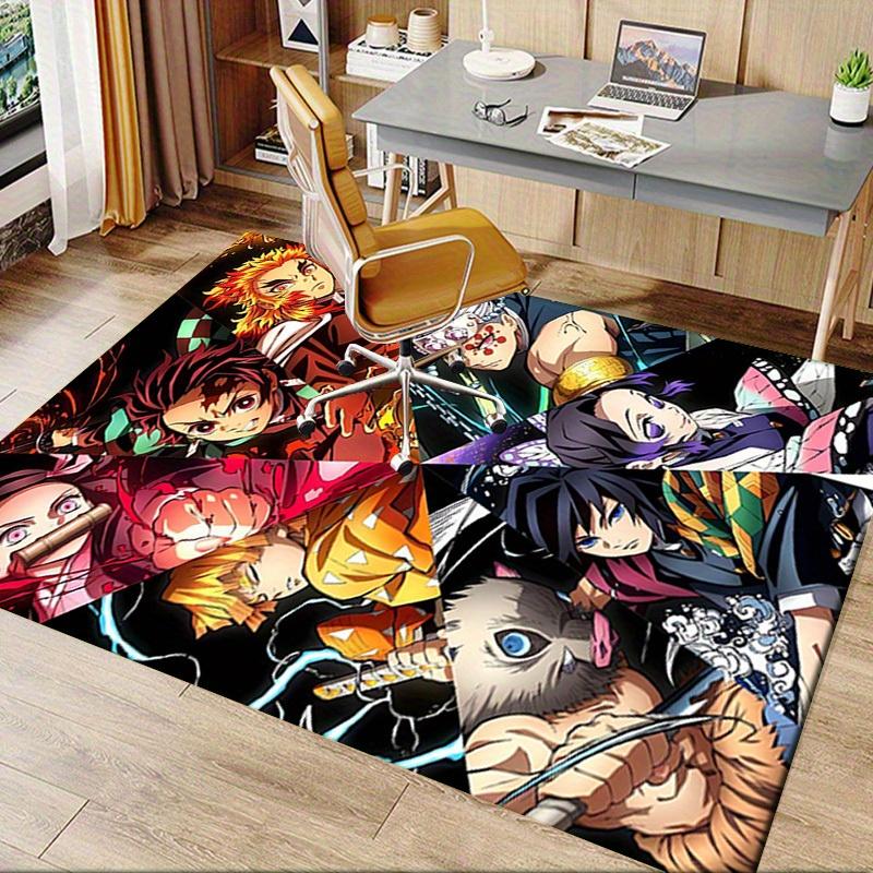 Office Carpet: Demon Slayer Theme Sofa Rug for Chair Protection