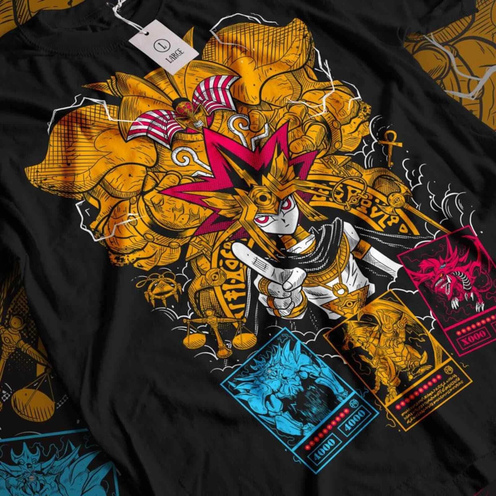 Anime Duel King T Shirt Black Unisex, Black Shirt All Size XXXXL