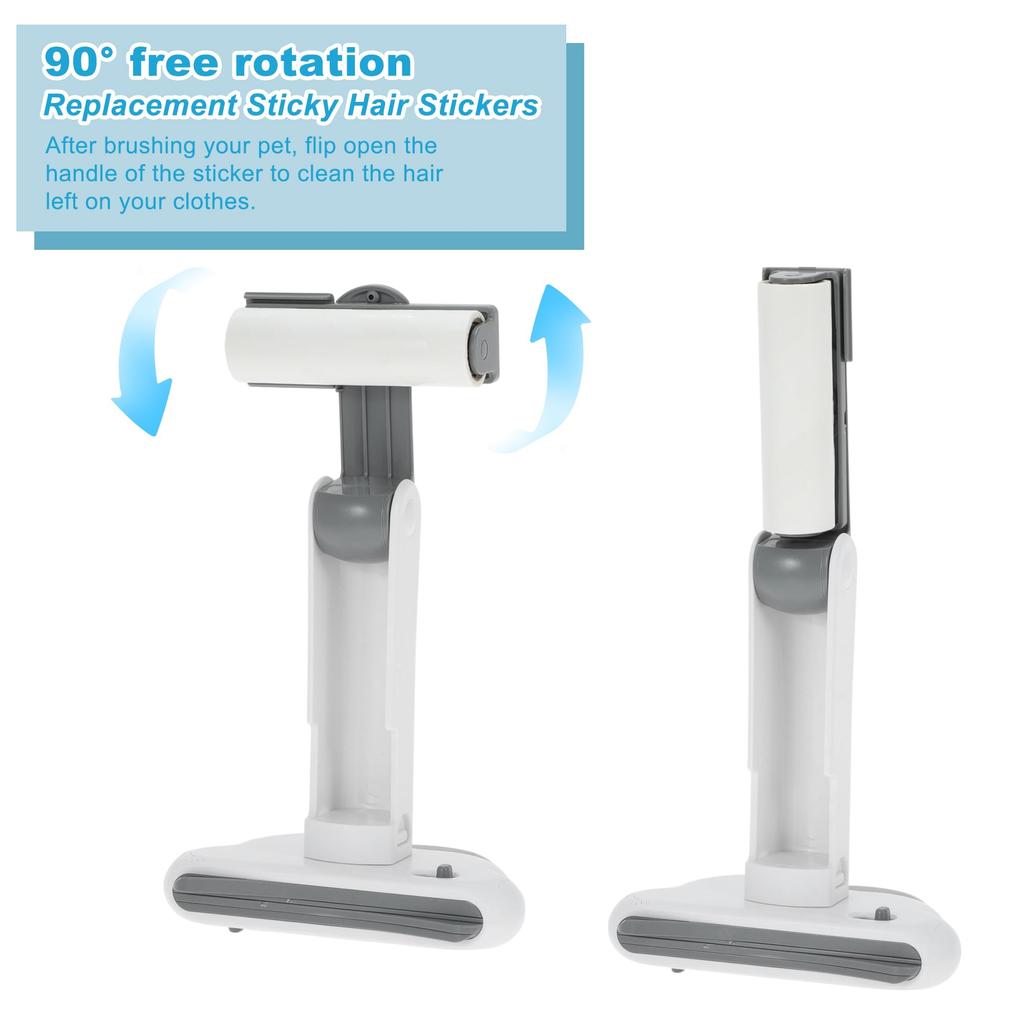 GLIDESMOOTH Cat Cat Undercoat Cat Hair Removal Curved Comb Cat Detangler Pet Hair Removal Tool for Gray and White 3-in-1 Brush, Rake, Brush, Brush,