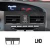 1x Carbon Fiber Car Front Center AC Vent Frame Cover Trim For Mazda 3 2010-2013