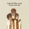 7Pcs Natural Eye Makeup Brushes Set Detail Eyeshadow Brush Makeup Brush Green Ultra Soft Eyeshadow Eyeliner Makeup Tool