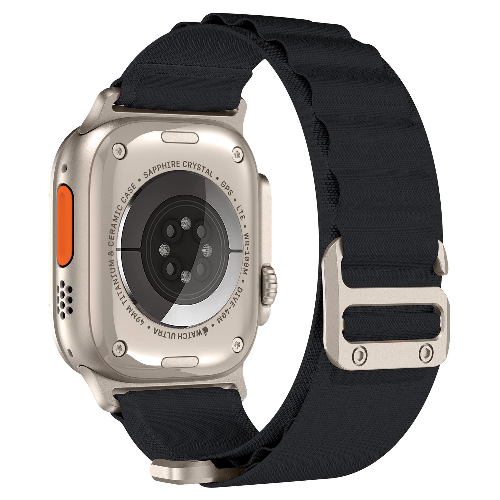 

For Apple Watch Series 10 42mm/9 8 7 41mm/SE (2023) SE (2022) SE 6 5 4 40mm/3 2 1 38mm Loop Nylon Sport Watch Band Blue