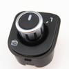 FHAWKEYEQ Qty 5 Chrome Side Mirror Adjust Switch Knob For VW Golf MK5 MK6 Passat B6 3C Tiguan Touran Caddy Jetta 5 5ND 959 565