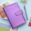 Colorful A6 PU Leather Macaron Budget & Account Book - Multi-functional Cash Diary & Storage Planner