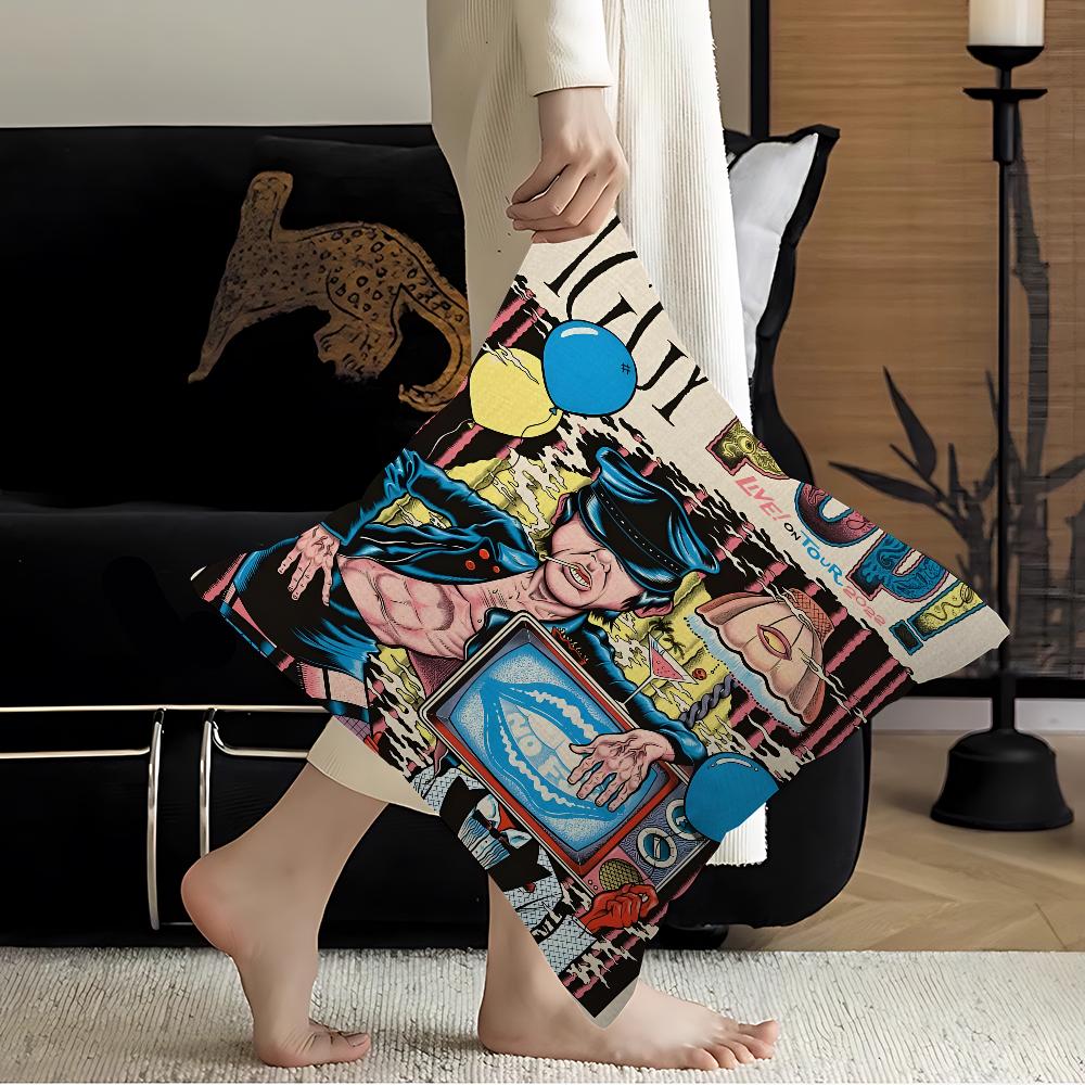 L-Iggy P-Pop Band Cushion Cover Pillow Cover Decor Pillowcase Printed Cushion Case for Couch